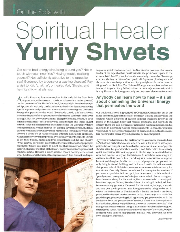 Spiritual healer